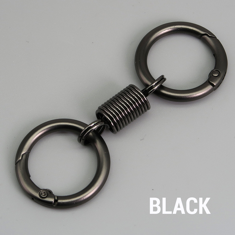 (🔥2026Last Day Promotion  - 49% off)Nordic Retro Spring Double Ring Keychain