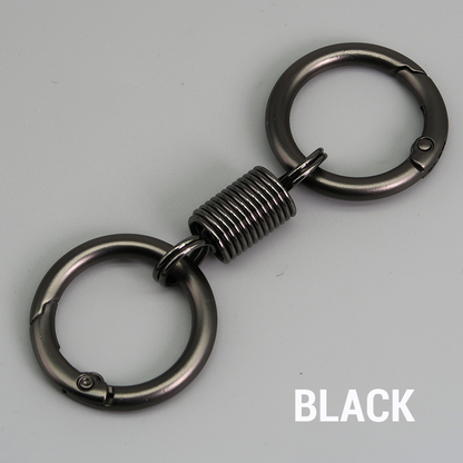 (🔥2026Last Day Promotion  - 49% off)Nordic Retro Spring Double Ring Keychain