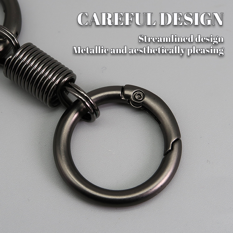 (🔥2026Last Day Promotion  - 49% off)Nordic Retro Spring Double Ring Keychain