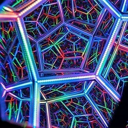 (🎁2026 New Year Hot Sale🎁 49% Off🎁)Infinite Dodecahedron Color Art Light