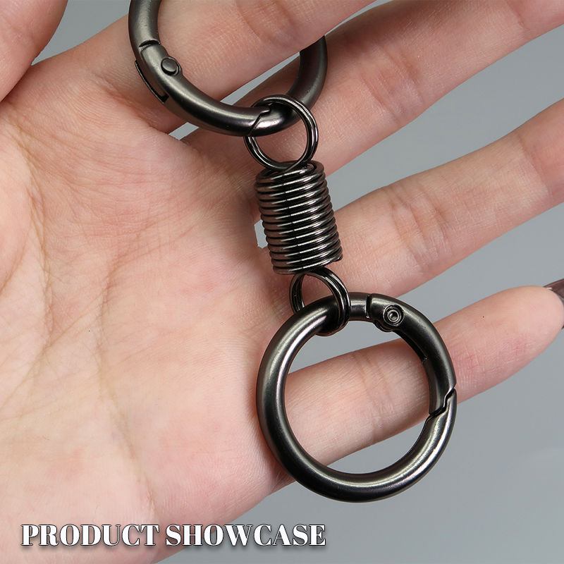 (🔥2026Last Day Promotion  - 49% off)Nordic Retro Spring Double Ring Keychain