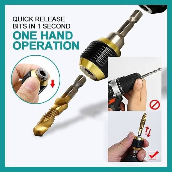 (🎁2026 New Year Hot Sale🎁)Quick-release Hexagon Drill Bit Coupling