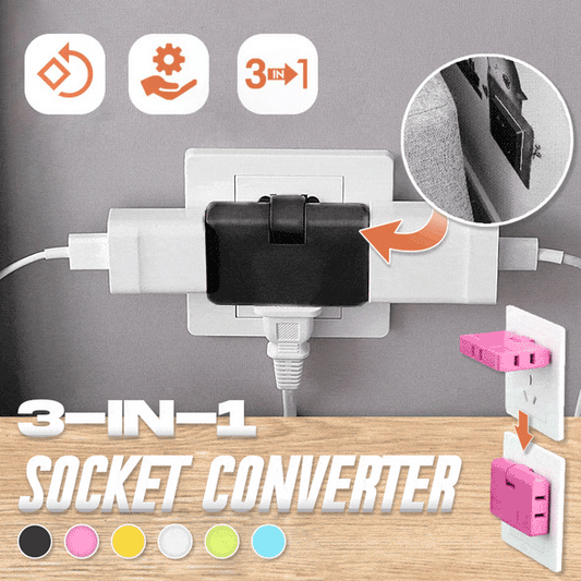 (🔥2026 Last Day Promotion  - 49% off)2024-180 Degrees Rotatable Socket Converter